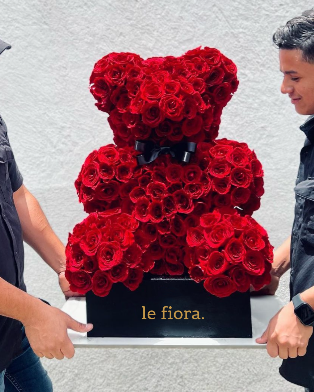 Oso 300 rosas