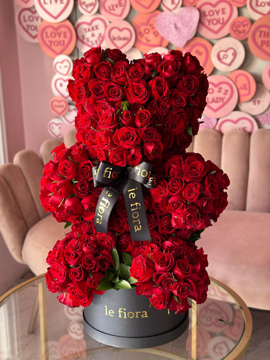 Oso 300 rosas